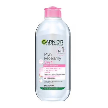 Garnier Skin Naturals Micellar Cleansing Water 3-in-1 (400 ml) – För känslig hud