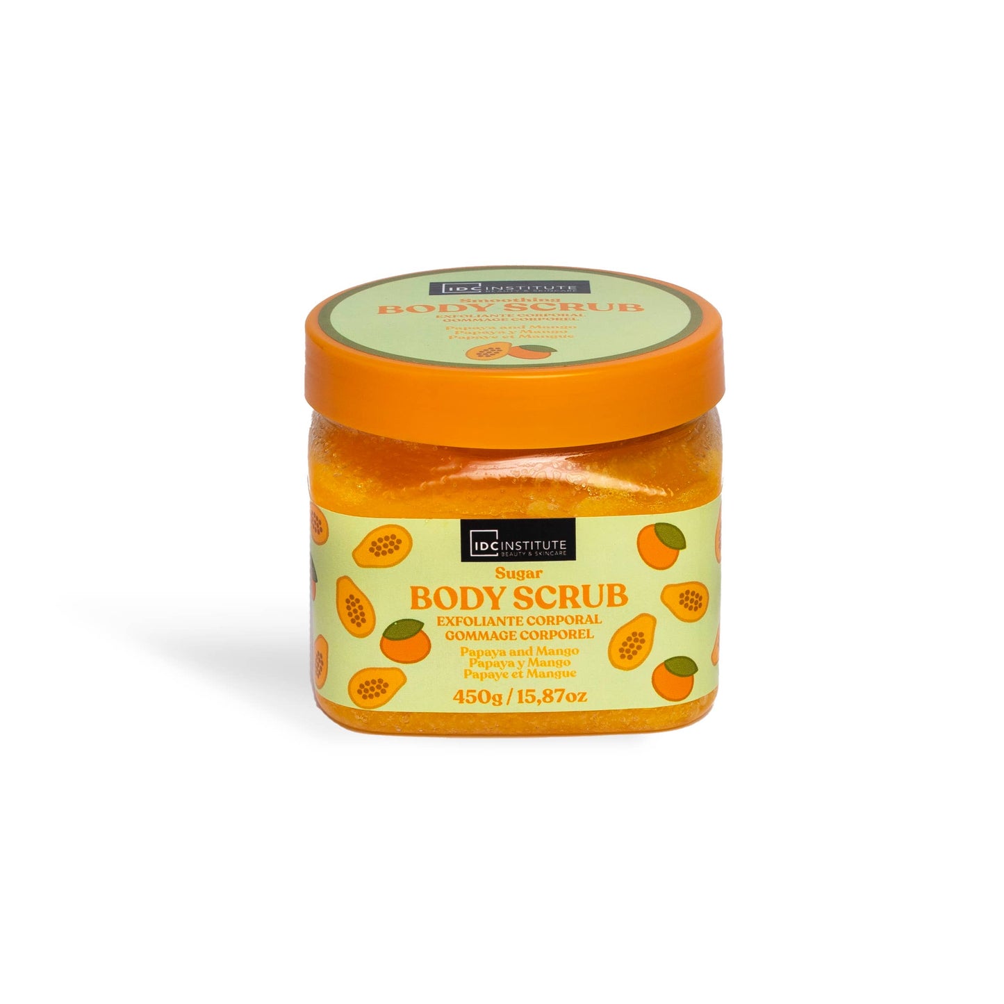 Idc Institute Papaya & Mango socker kroppsskrubb 470 g