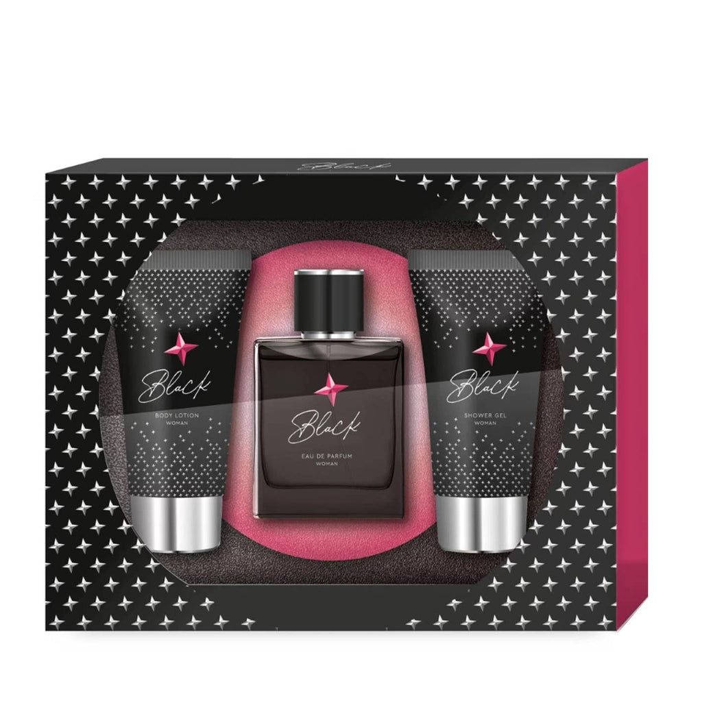 Black Woman Presentset – Parfym, Body Lotion & Duschgel