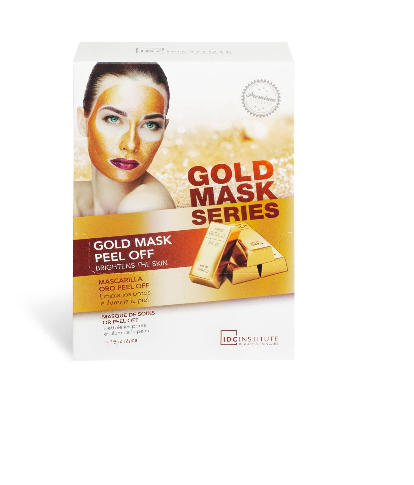 Idc Institute Gold Mask Peel Off 15 g Förpackning