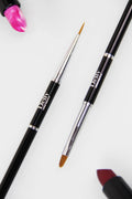 Delfy Professional Brush Duo №1 – Dubbelsidig Makeupborste