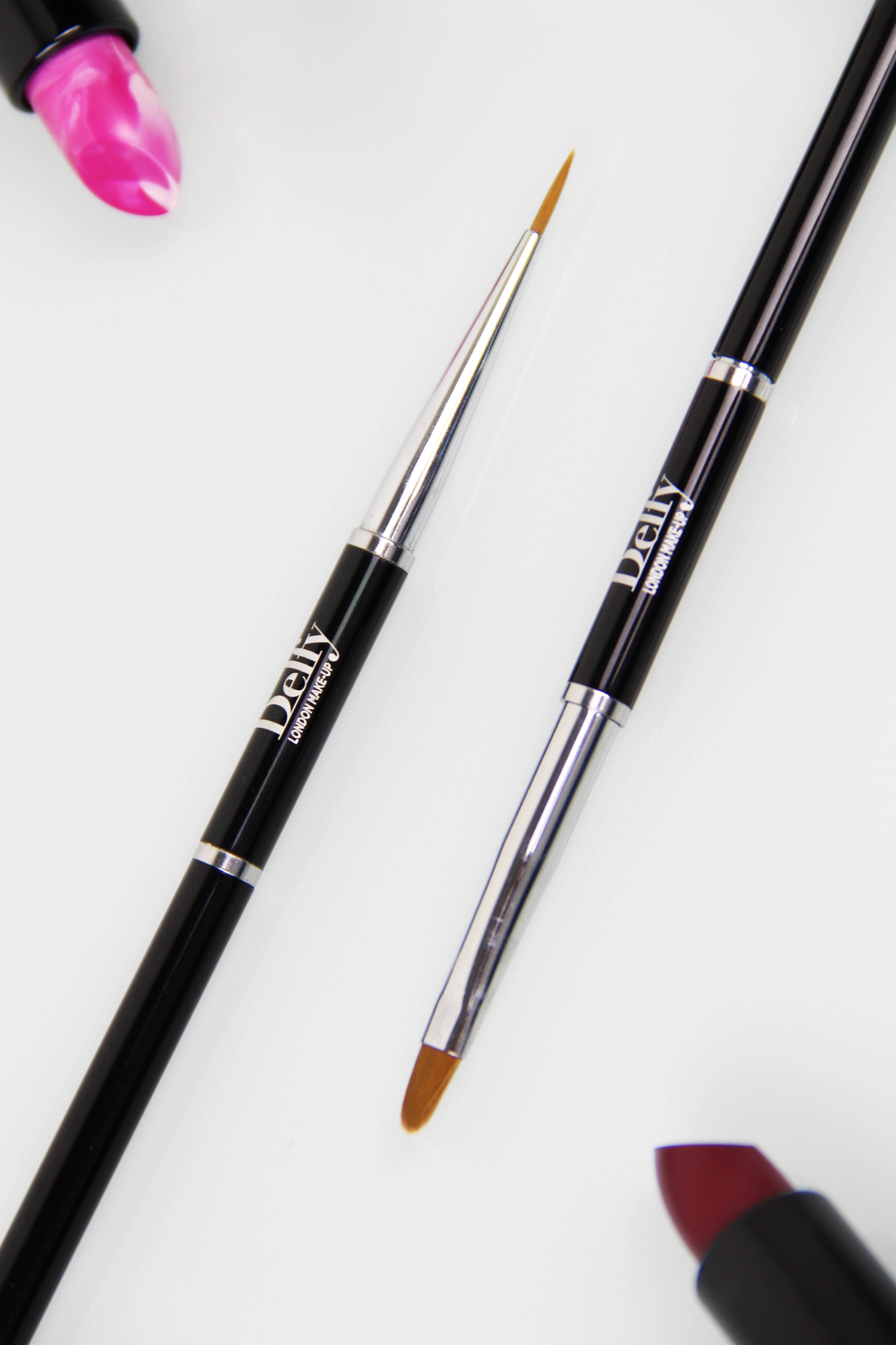 Delfy Professional Brush Duo №1 – Dubbelsidig Makeupborste