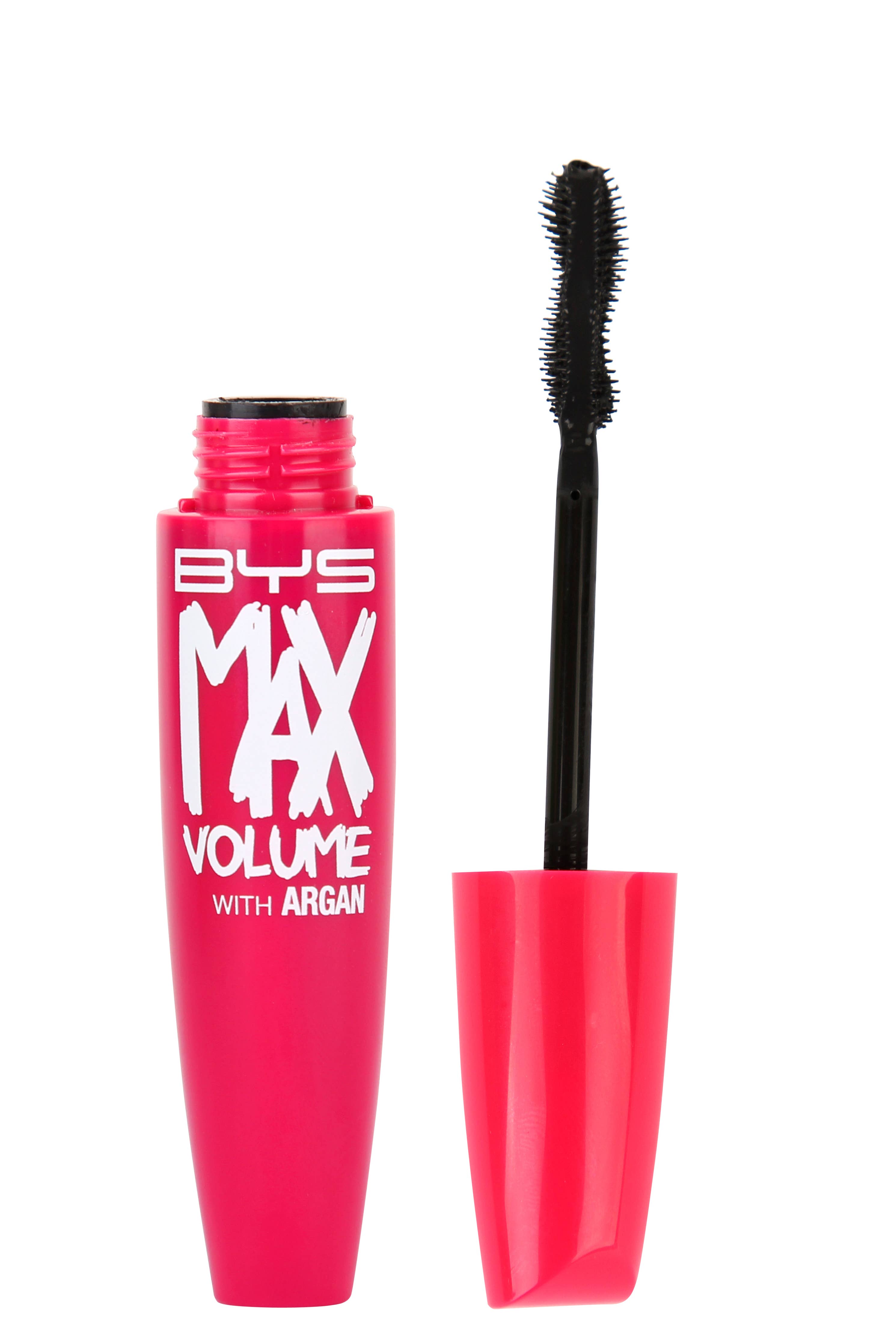 BYS Mascara Max Volymfransar med Arganolja Svart