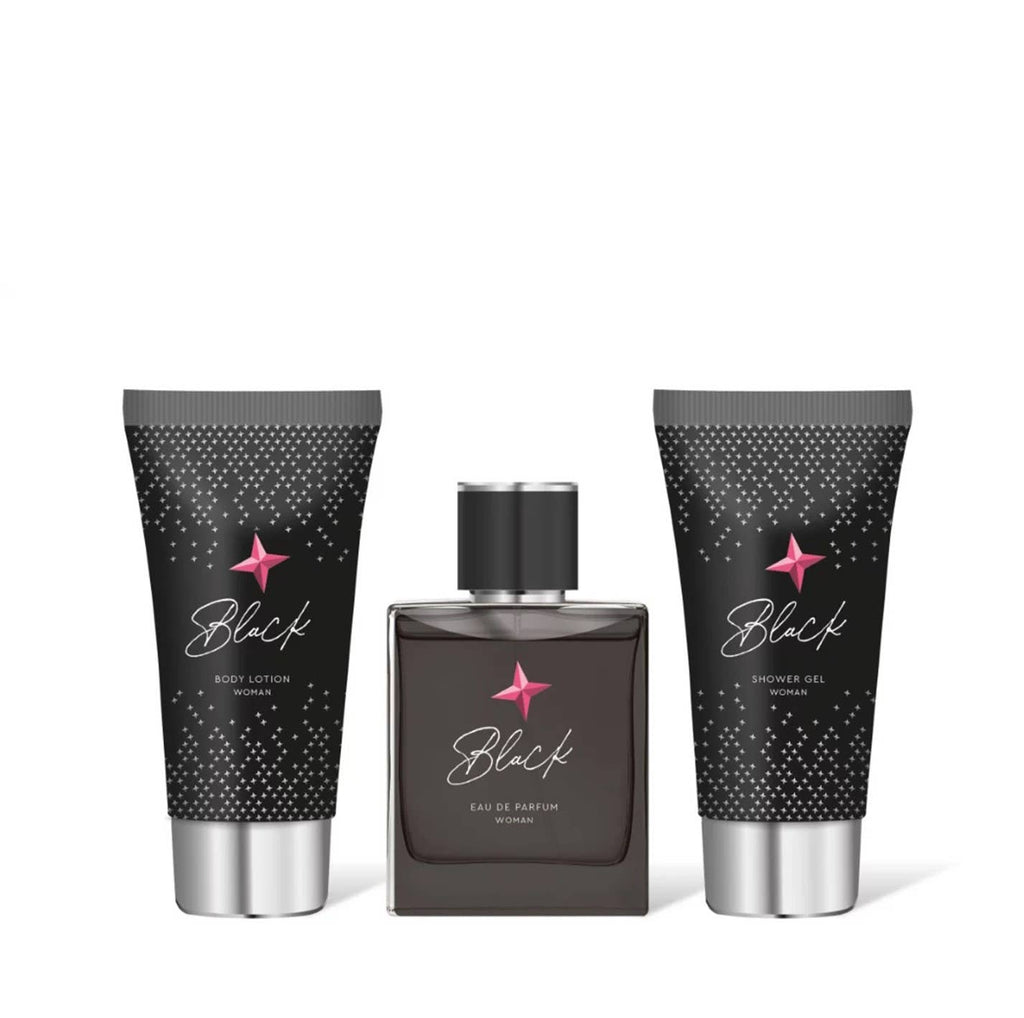 Black Woman Presentset – Parfym, Body Lotion & Duschgel