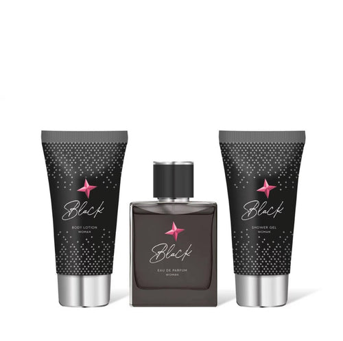 Black Woman Presentset – Parfym, Body Lotion & Duschgel