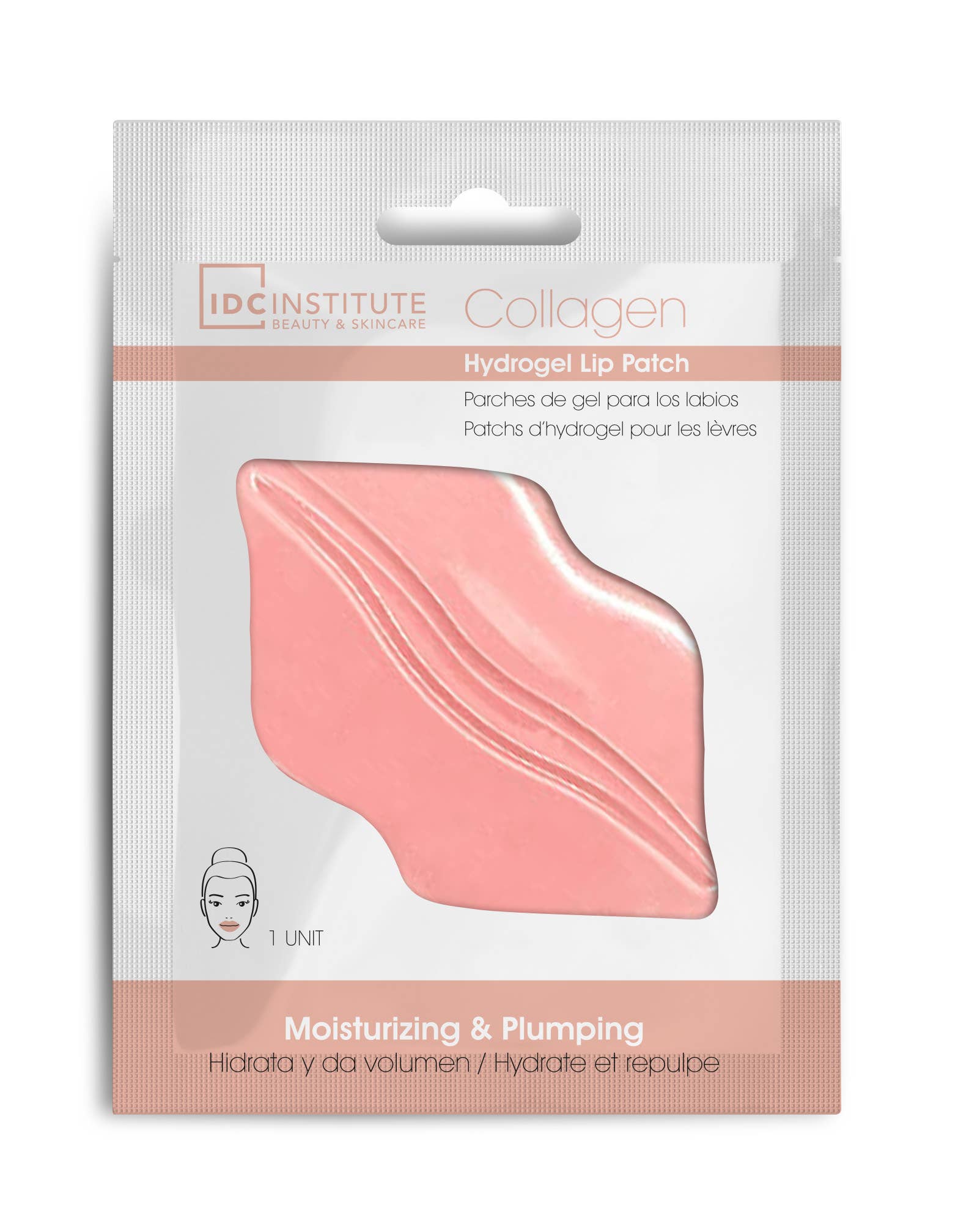 IDC Institute Collagen Hydrogel Lip Patch – Återfuktande Läppmask (1-pack)