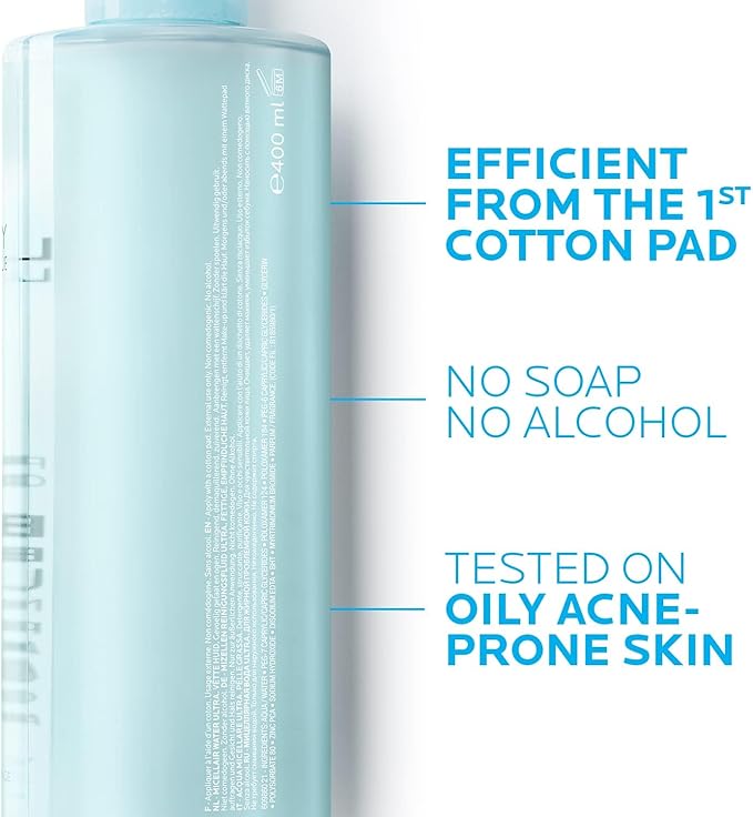 La Roche-Posay Effaclar Micellar Water Ultra for Oily Skin 400 ml