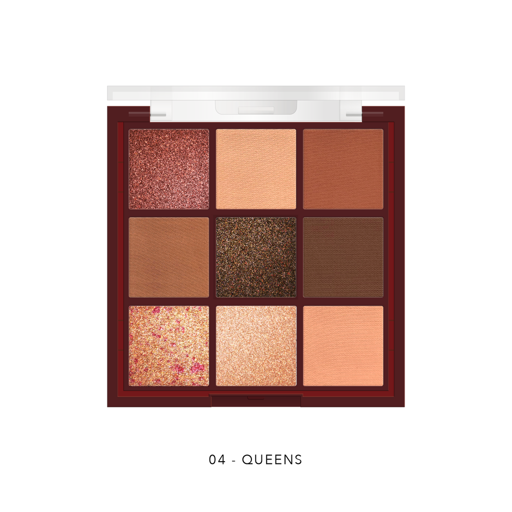 Delfy Luxury Eyeshadow Palette – 9 Högpigmenterade Skuggor
