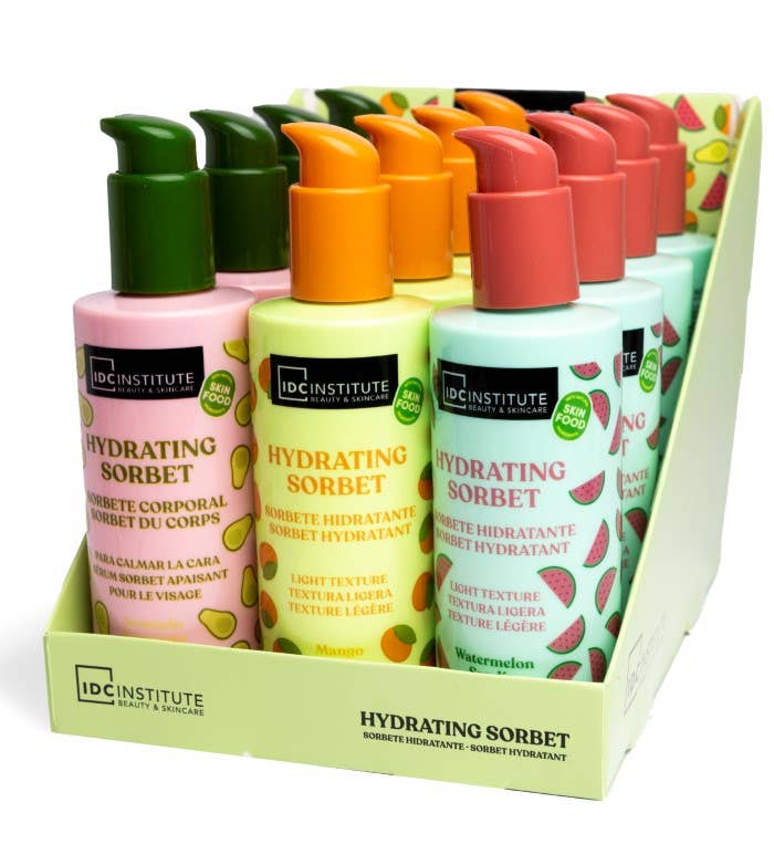 Hydrating Sorbet 250 ml, 3 blandade dofter - IDC Institute