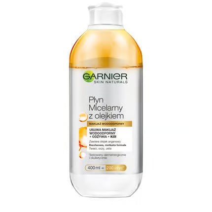Garnier Skin Naturals Micellar Cleansing Water in Oil (400 ml) – Effektiv rengöring för envis makeup