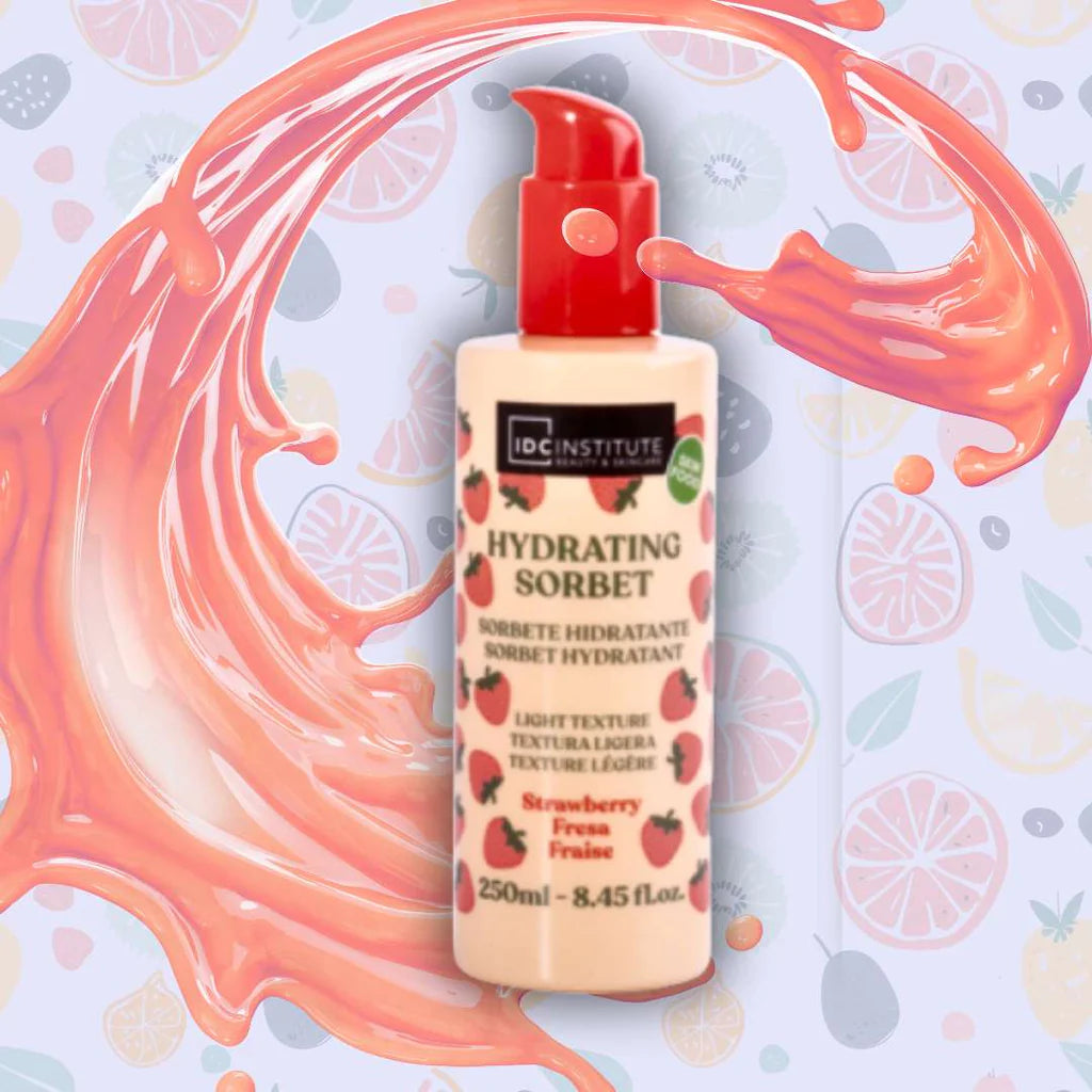 IDC Institute Skin Food Hydrating Sorbet Strawberry – Återfuktande Kroppskräm 250 ml