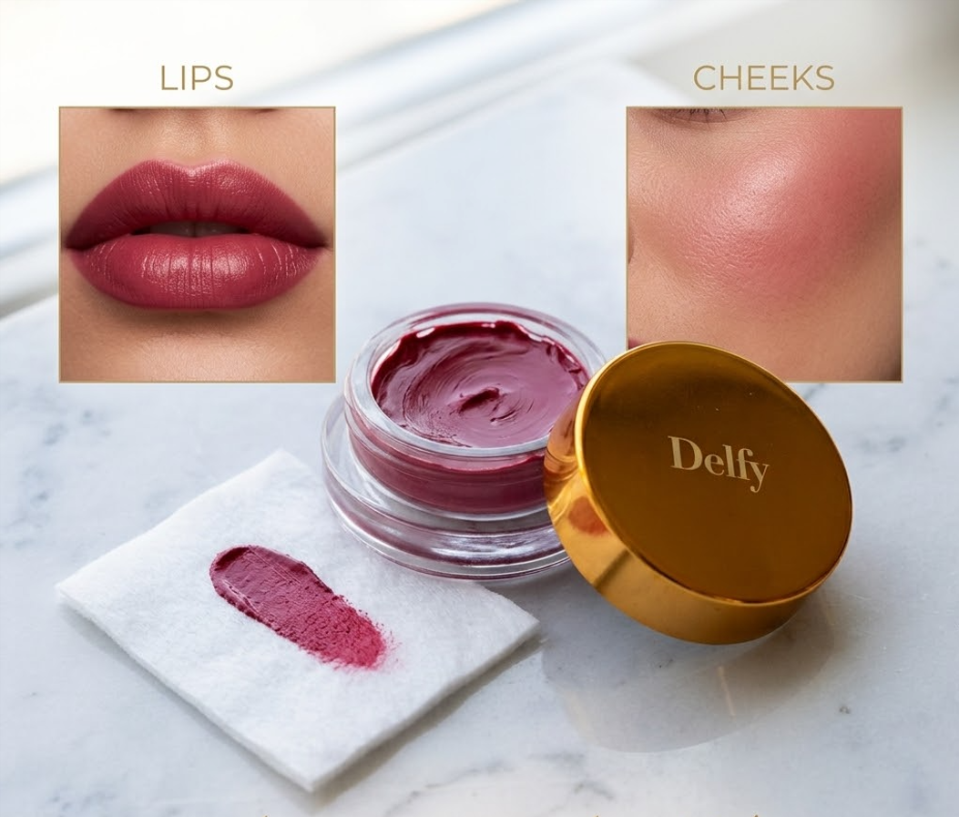 Delfy Kiss & Blush Cream Pot – Can Can