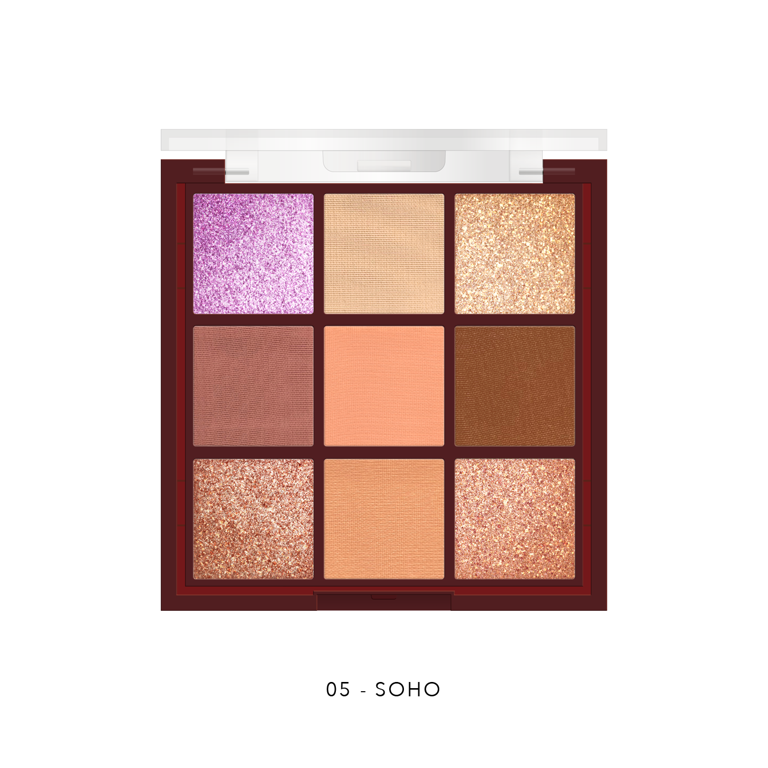Delfy Luxury Eyeshadow Palette – 9 Högpigmenterade Skuggor