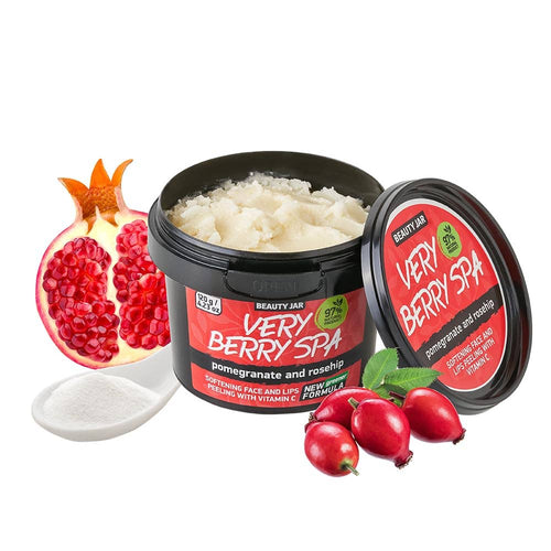 Beauty Jar Face and Lip Scrub Very Berry Spa 120 g
