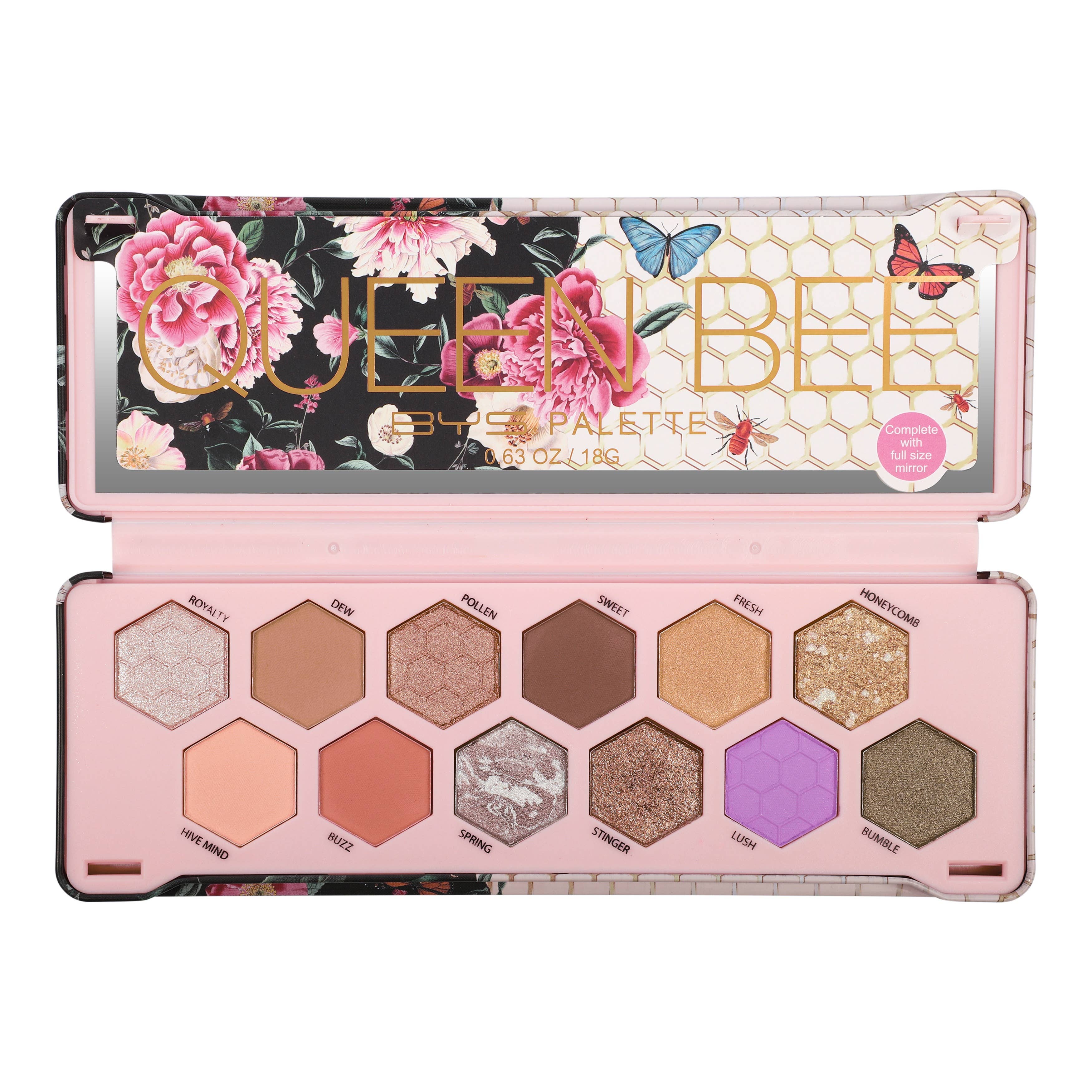 BYS Queen Bee Eyeshadow Palette (12 Färger)