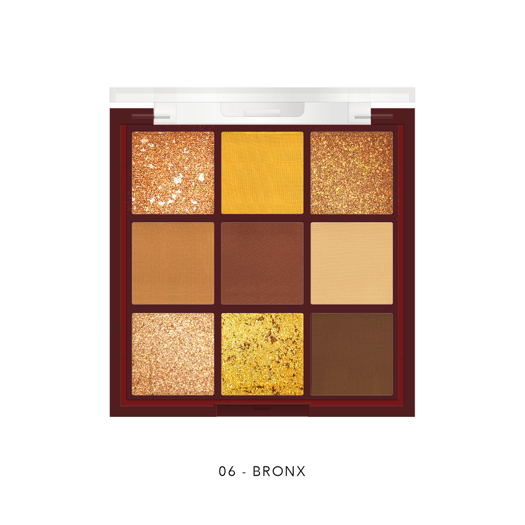 Delfy Luxury Eyeshadow Palette – 9 Högpigmenterade Skuggor