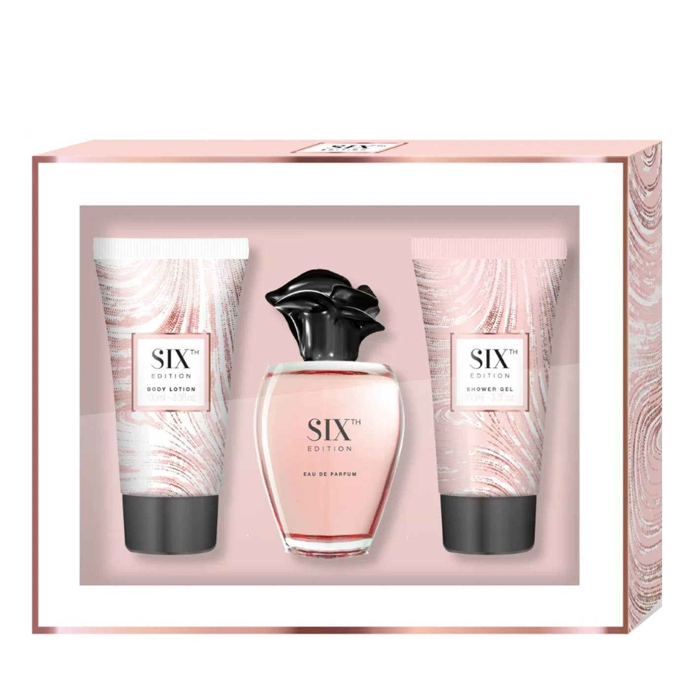 Six™ Edition Presentset för Henne – Parfym, Body Lotion & Duschgel