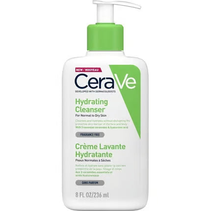 CeraVe Hydrating Cleanser For Normal to Dry Skin – 236 ml