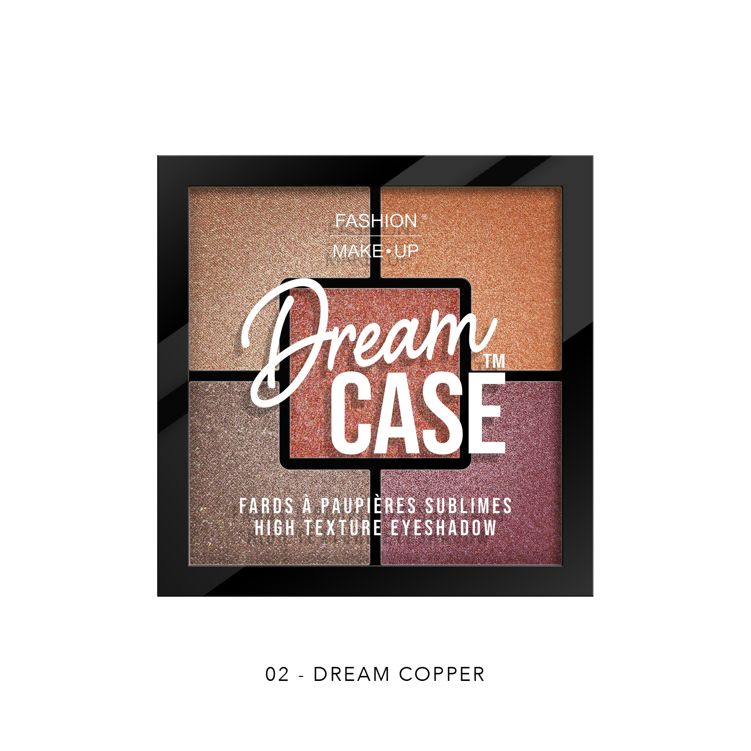 Fashion Make-up Dream Case Eyeshadow Palette – 02 Dream Copper