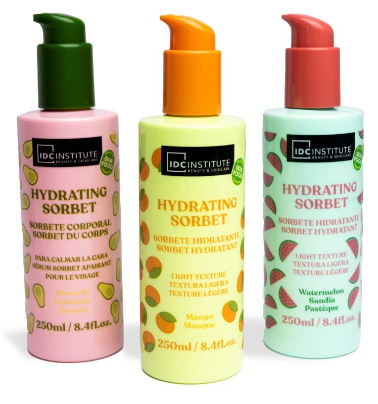 Hydrating Sorbet 250 ml, 3 blandade dofter - IDC Institute