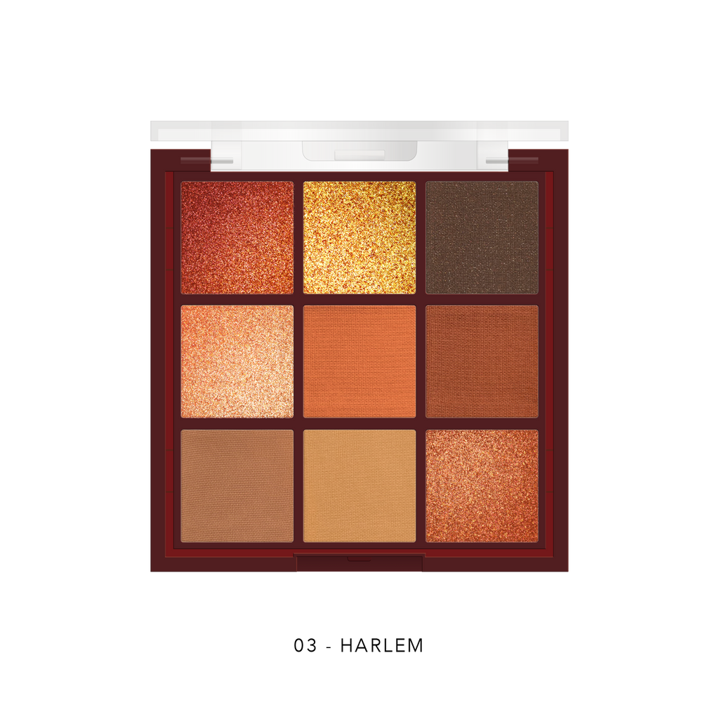 Delfy Luxury Eyeshadow Palette – 9 Högpigmenterade Skuggor