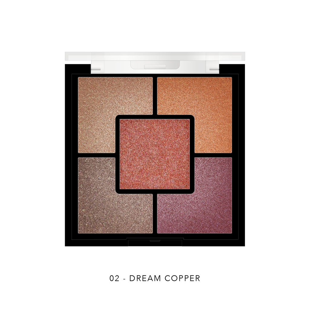 Fashion Make-up Dream Case Eyeshadow Palette – 02 Dream Copper