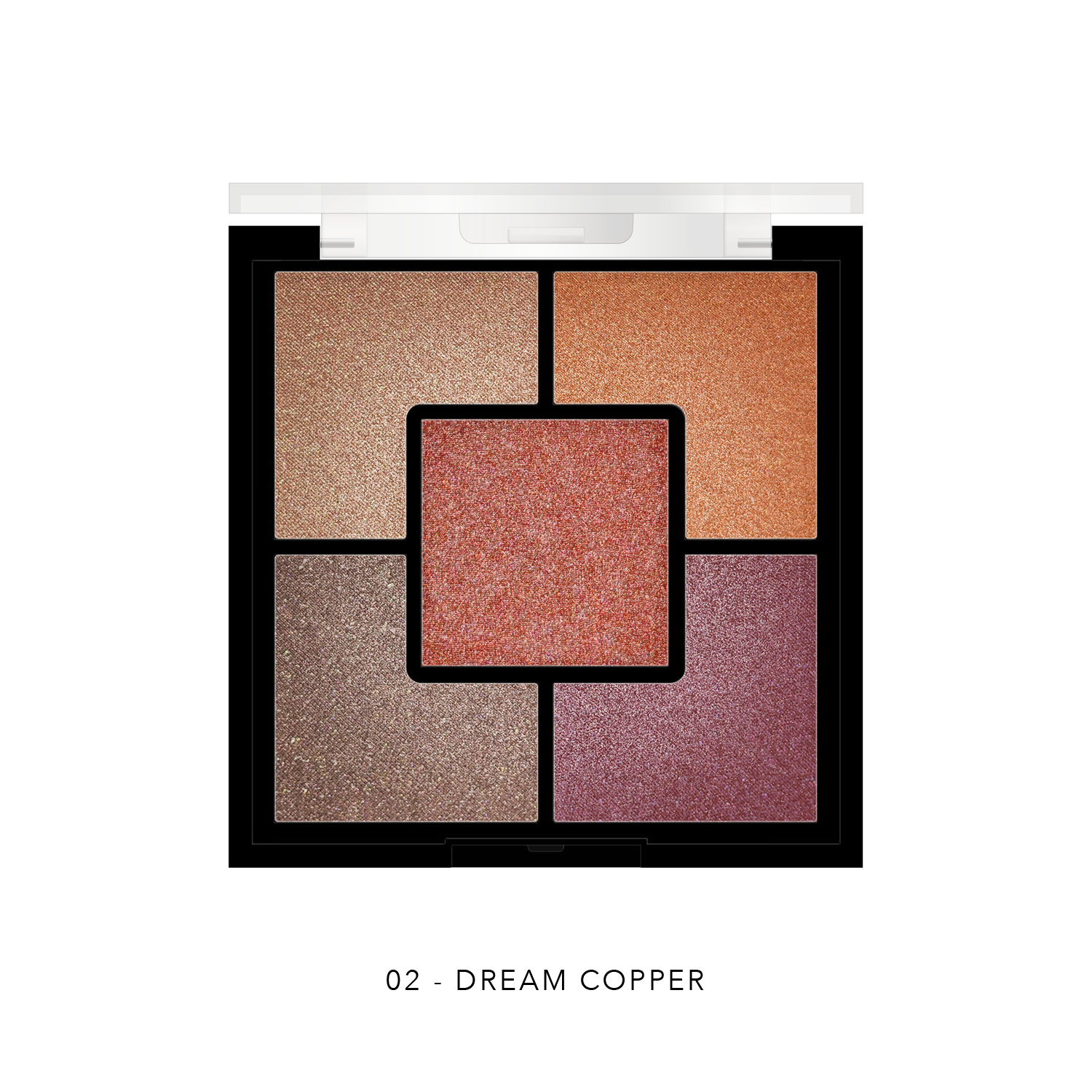 Fashion Make-up Dream Case Eyeshadow Palette – 02 Dream Copper