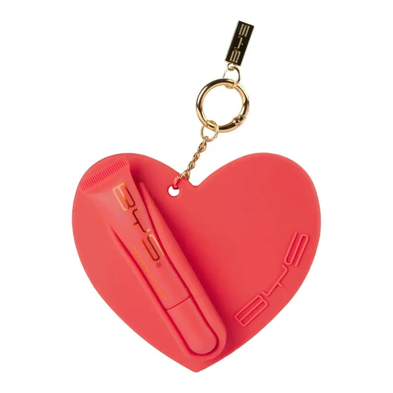 BYS Peptide Lip Tint with Heart Bag Charm Coral Kiss