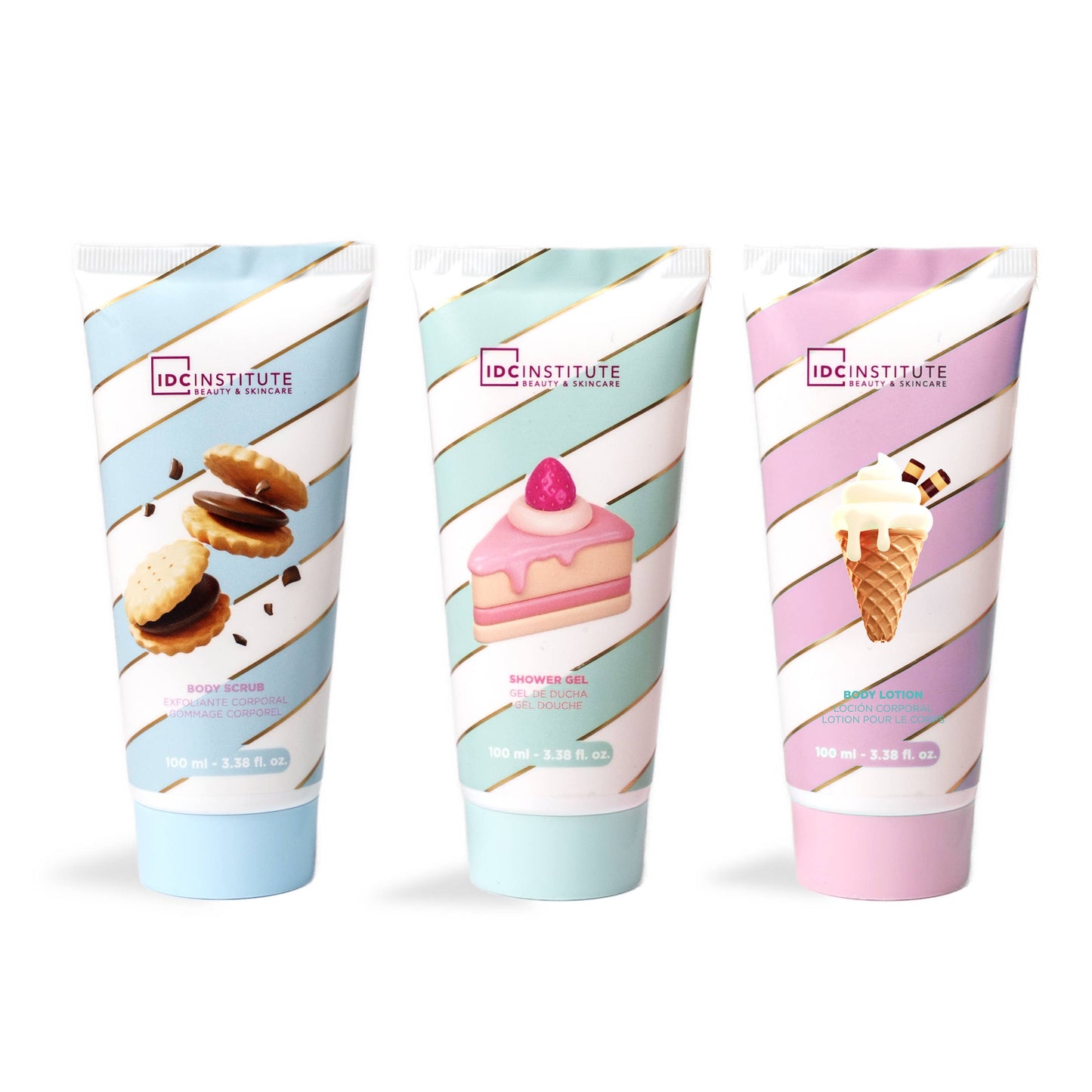 Kroppsvårdset Duschgel Bodylotion & Kroppsskrubb - IDC Institute
