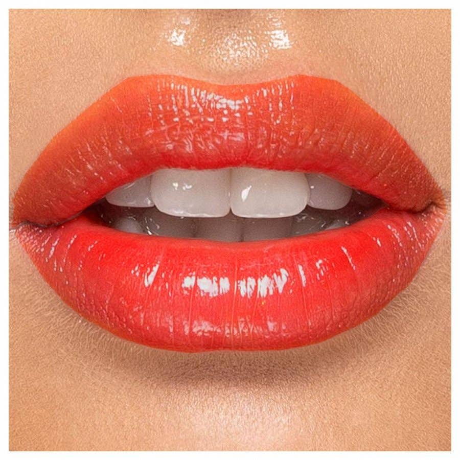 Delfy 3D Volume Lip Gloss with Lip Line Perfector – Granatäpple no 07