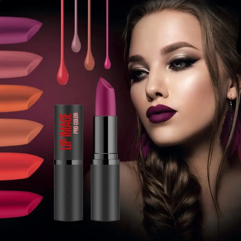 Lip Image Pro Color Lipstick – Intensivt pigment, silkeslen textur & långvarig komfort